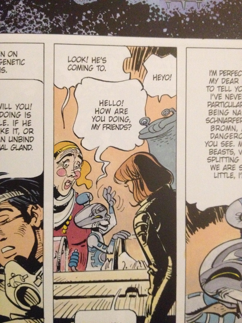 a pic of the bande dessin&eacute;e Val&eacute;rian and Laureline by writer Pierre Christin and artist Jean-Claude M&eacute;zi&egrave;res